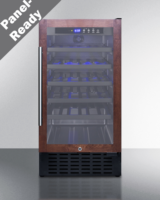 Summit 18" Wide Undercounter Wine Cellar (Panel Not Included) Refrigerator Accessories Summit Appliance