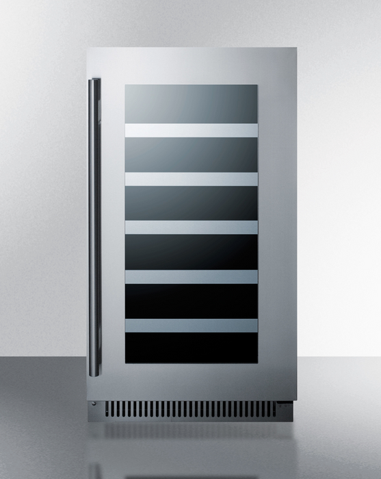 Summit 18" Wide Built-In Wine Cellar Refrigerator Accessories Summit Appliance
