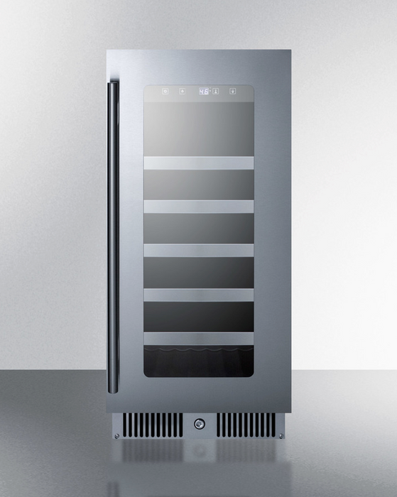 Summit 15" Wide Built-In Wine Cellar Refrigerator Accessories Summit Appliance