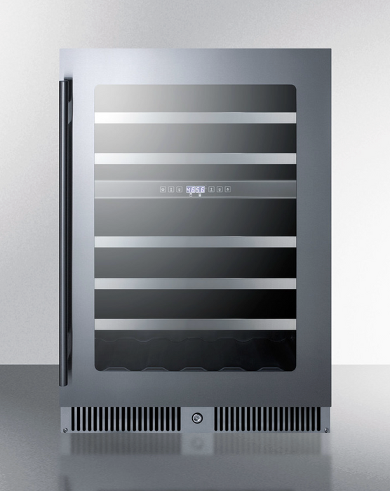 Summit 24" Wide Built-In Dual-Zone Wine Cellar Refrigerator Accessories Summit Appliance
