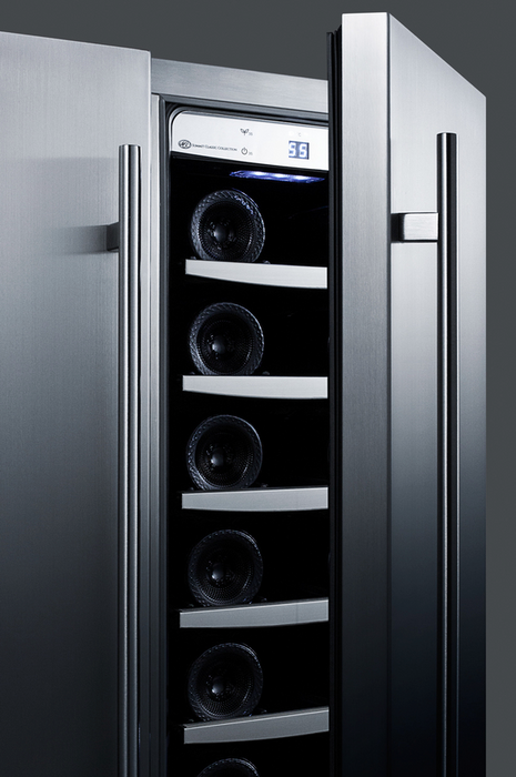 Summit 24" Wide Built-In Outdoor Wine/Beverage Center Refrigerator Accessories Summit Appliance