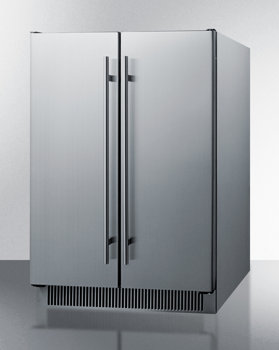 Summit 24" Wide Built-In Outdoor Wine/Beverage Center Refrigerator Accessories Summit Appliance