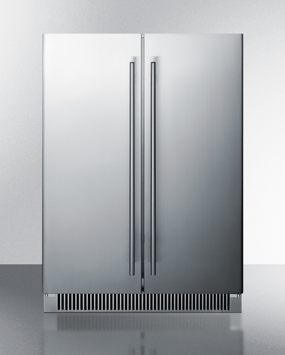 Summit 24" Wide Built-In Outdoor Wine/Beverage Center Refrigerator Accessories Summit Appliance