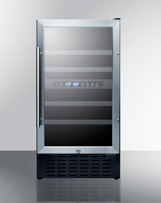 Summit 18" Wide Built-In Wine Cellar, ADA Compliant Refrigerator Accessories Summit Appliance