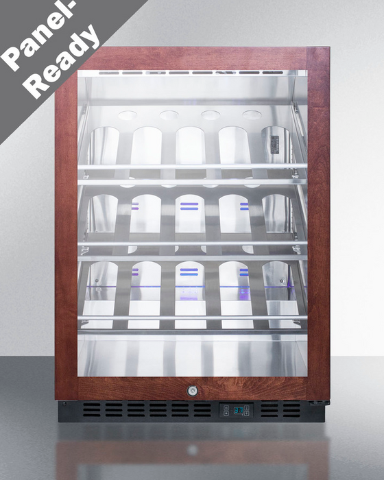 Summit 24" Wide Single Zone Built-In Commercial Wine Cellar Refrigerator Accessories Summit Appliance