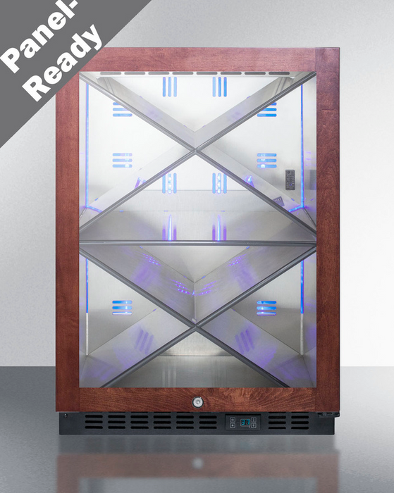 Summit 24" Wide Single Zone Built-In Commercial Wine Cellar Refrigerator Accessories Summit Appliance