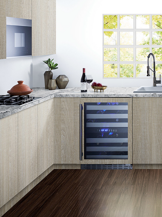 Summit 24" Wide Built-In Wine Cellar, ADA Compliant Refrigerator Accessories Summit Appliance
