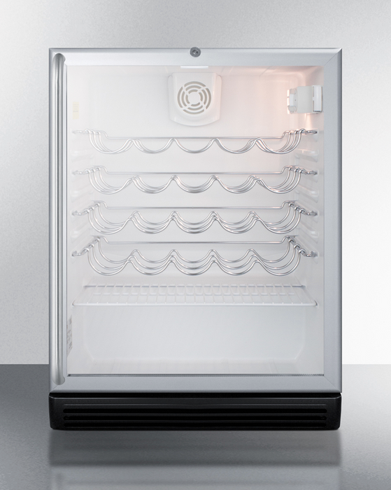Summit 24" Wide Built-In Wine Cellar, ADA Compliant Refrigerator Accessories Summit Appliance