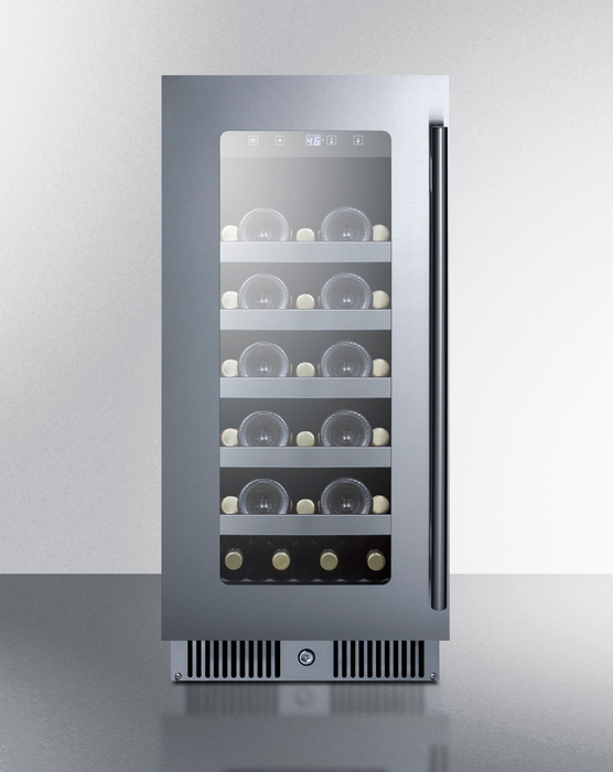 Summit 15" Wide Built-In Wine Cellar Refrigerator Accessories Summit Appliance