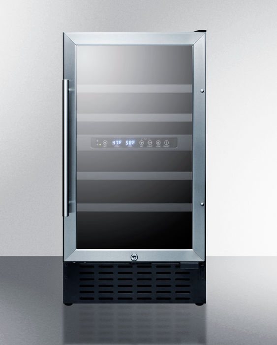 Summit 18" Wide Built-In Wine Cellar, ADA Compliant Refrigerator Accessories Summit Appliance