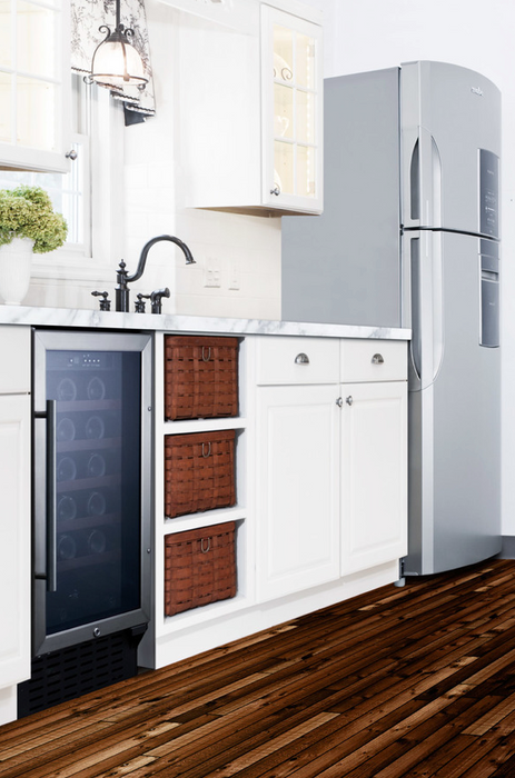 Summit 18" Wide Built-In Wine Cellar, ADA Compliant Refrigerator Accessories Summit Appliance