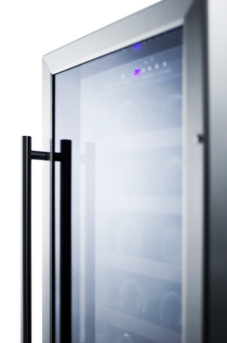Summit 18" Wide Built-In Wine Cellar, ADA Compliant Refrigerator Accessories Summit Appliance