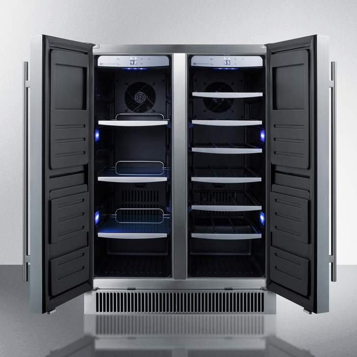 Summit 24" Wide Wine/Beverage Center Refrigerator Accessories Summit Appliance