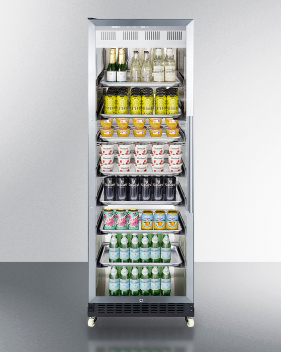 Summit 24" Wide Mini Reach-In Beverage Center with Dolly Refrigerator Accessories Summit Appliance