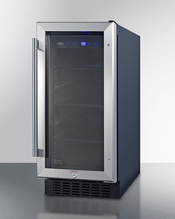 Summit 15" Wide Built-In Beverage Center, ADA Compliant Refrigerator Accessories Summit Appliance