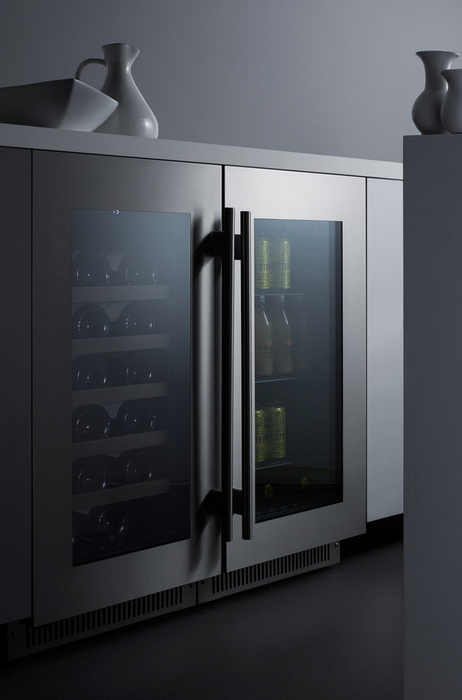 Summit 18" Wide Built-In Beverage Center Refrigerator Accessories Summit Appliance   