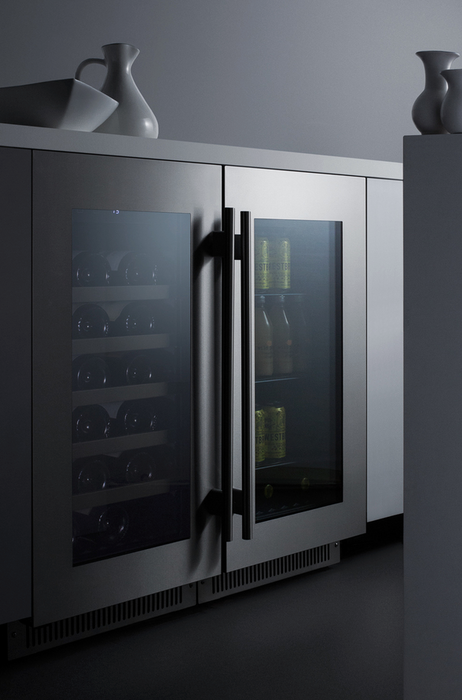 Summit 18" Wide Built-In Beverage Center Refrigerator Accessories Summit Appliance