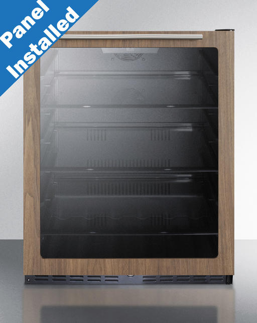 Summit 24" Wide Built-In Beverage Center With Wood Door Trim, ADA Compliant Refrigerator Accessories Summit Appliance