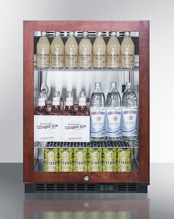 Summit 24" Wide Built-In Beverage Center Refrigerator Accessories Summit Appliance