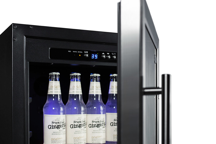 Summit 18" Wide Built-In Beverage Center, ADA Compliant Refrigerator Accessories Summit Appliance