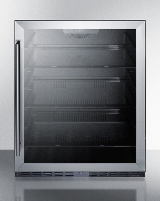 Summit 24" Wide Built-In Beverage Center, ADA Compliant Refrigerator Accessories Summit Appliance   