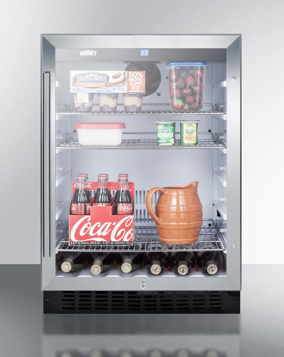 Summit 24" Wide Built-In Beverage Center Refrigerator Accessories Summit Appliance