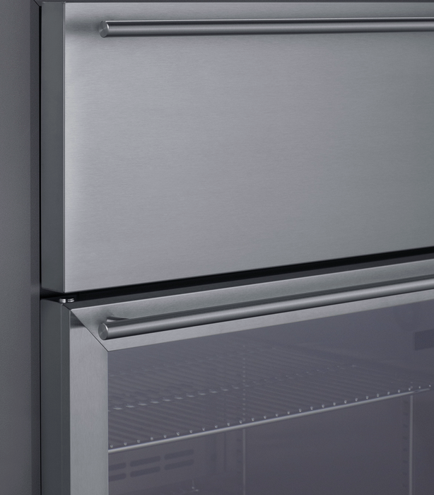 Summit 24" Wide Built-In Commercial Beverage Refrigerator With Top Drawer Refrigerator Accessories Summit Appliance