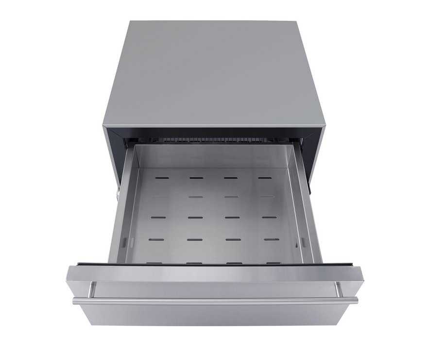 Summit 24" Wide Built-In Commercial Beverage Refrigerator With Top Drawer Refrigerator Accessories Summit Appliance