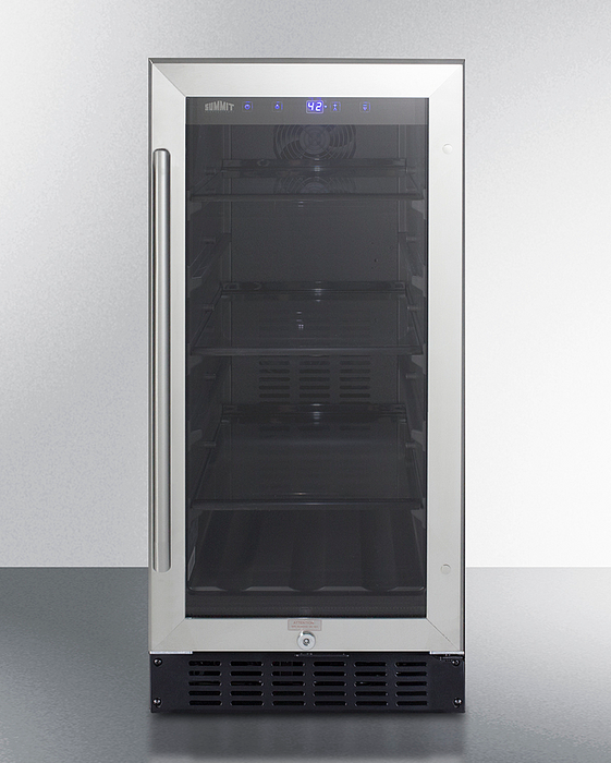 Summit 15" Wide Built-In Beverage Center, ADA Compliant Refrigerator Accessories Summit Appliance