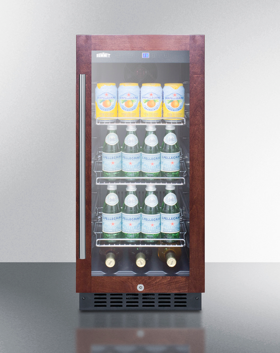 Summit 15" Wide Built-In Beverage Center (Panel Not Included) Refrigerator Accessories Summit Appliance