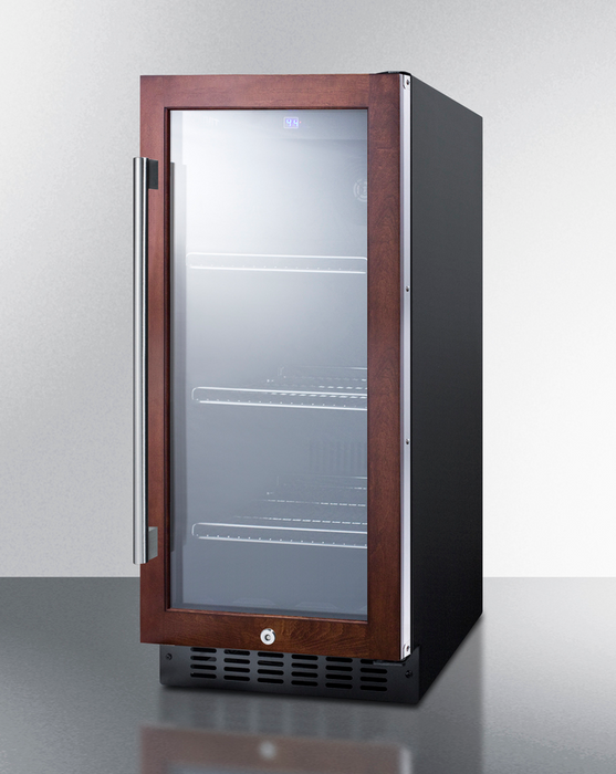 Summit 15" Wide Built-In Beverage Center (Panel Not Included) Refrigerator Accessories Summit Appliance