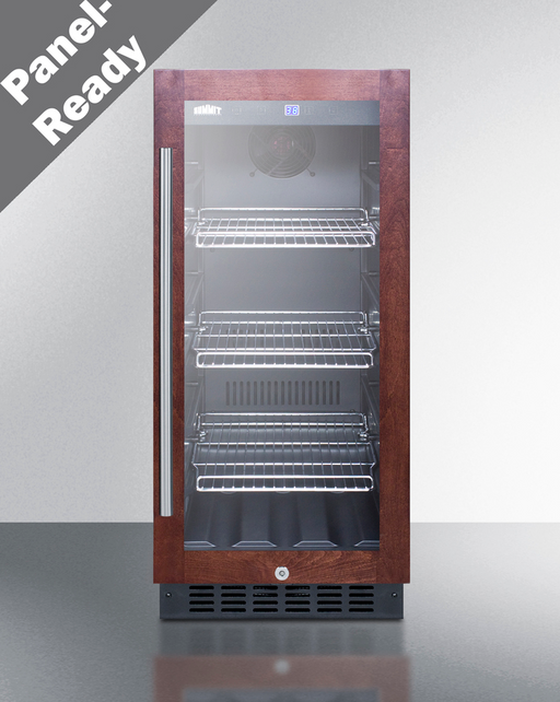 Summit 15" Wide Built-In Beverage Center (Panel Not Included) Refrigerator Accessories Summit Appliance