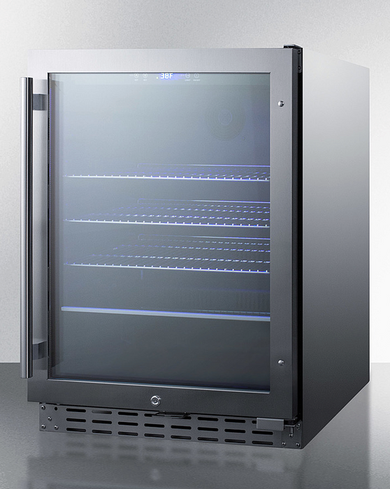 Summit 24" Wide Built-In Beverage Cooler, ADA Compliant Refrigerator Accessories Summit Appliance