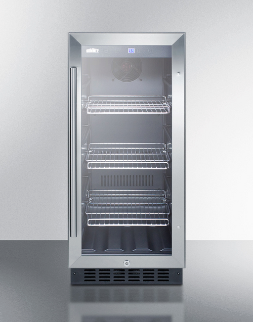 Summit 15" Wide Built-In Beverage Center Refrigerator Accessories Summit Appliance