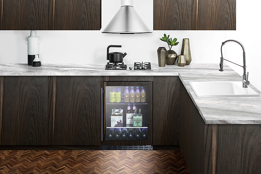 Summit 24" Wide Built-In Beverage Cooler, ADA Compliant Refrigerator Accessories Summit Appliance