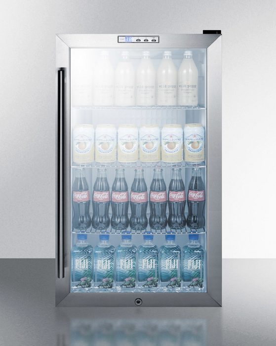 Summit 19" Wide Built-In Beverage Center Refrigerator Accessories Summit Appliance