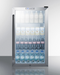 Summit 19" Wide Built-In Beverage Center Refrigerator Accessories Summit Appliance   