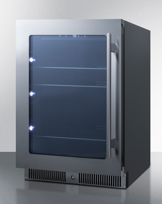 Summit 24" Wide Built-In Beverage Center Refrigerator Accessories Summit Appliance