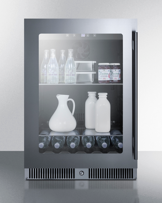 Summit 24" Wide Built-In Beverage Center Refrigerator Accessories Summit Appliance