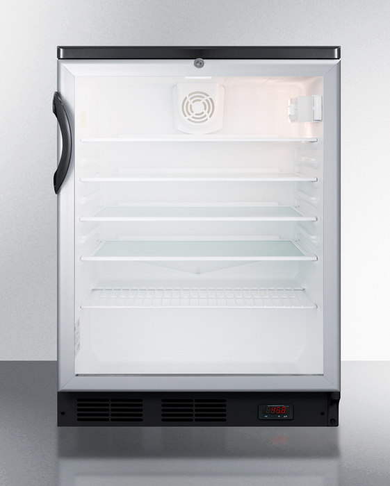 Summit 24" Wide Built-In Craft Beer Pub Cellar Refrigerator Accessories Summit Appliance