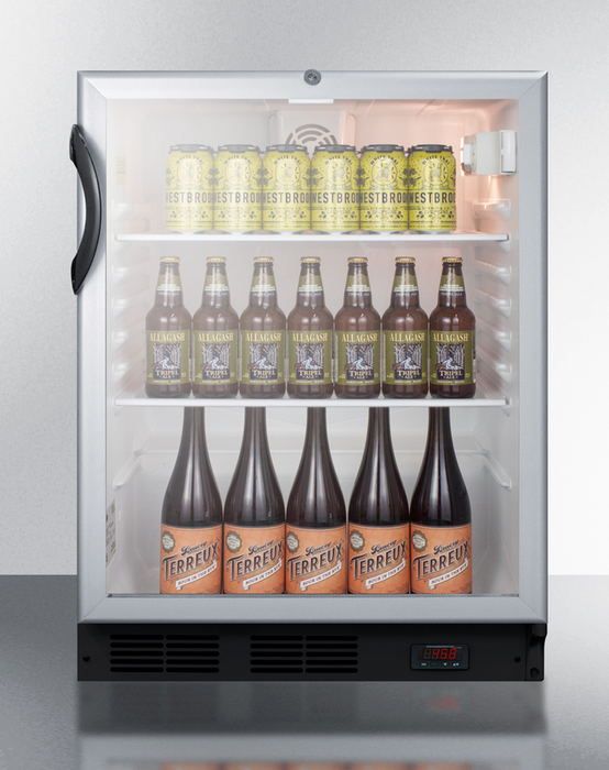 Summit 24" Wide Built-In Craftr Beer Pub Cellar Refrigerator Accessories Summit Appliance