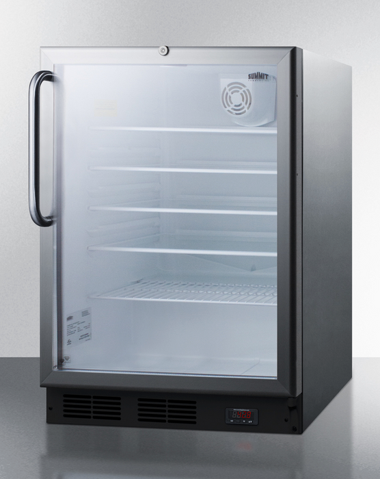 Summit 24" Wide Built-In Craft Beer Pub Cellar Refrigerator Accessories Summit Appliance