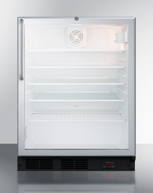 Summit 24" Wide Built-In Craft Beer Pub Cellar Refrigerator Accessories Summit Appliance