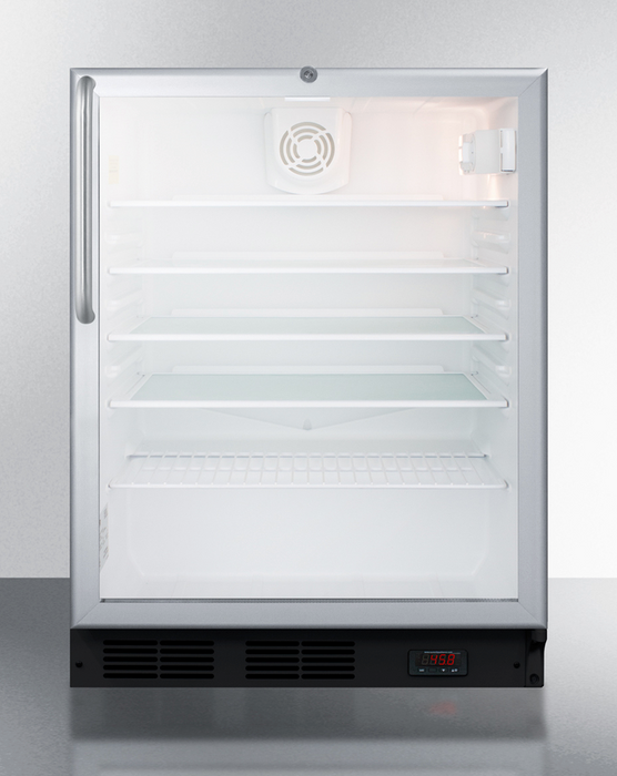 Summit 24" Wide Built-In Craft Beer Pub Cellar Refrigerator Accessories Summit Appliance
