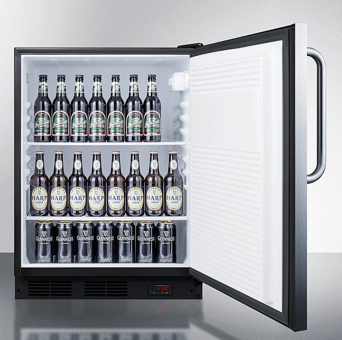 Summit 24" Wide Built-In Craft Beer Pub Cellar Refrigerator Accessories Summit Appliance
