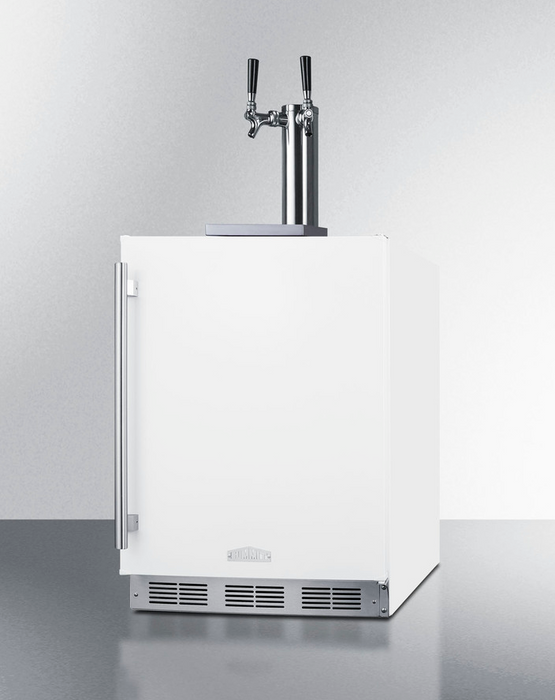 Summit 24" Wide Built-In Wine Kegerator, ADA Compliant Refrigerator Accessories Summit Appliance