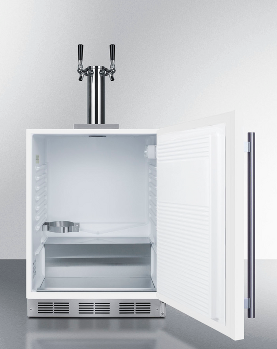 Summit 24" Wide Built-In Wine Kegerator, ADA Compliant Refrigerator Accessories Summit Appliance