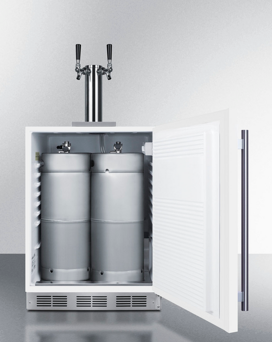 Summit 24" Wide Built-In Wine Kegerator, ADA Compliant Refrigerator Accessories Summit Appliance