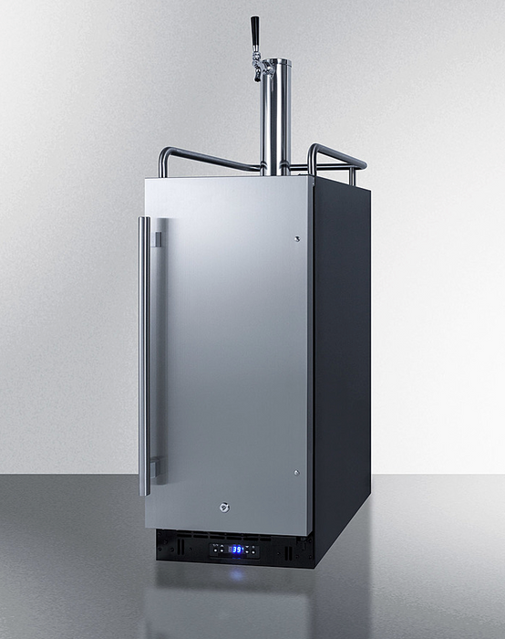 Summit 15" Wide Built-In Wine Kegerator Refrigerator Accessories Summit Appliance