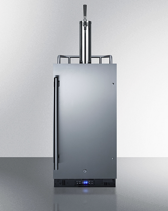 Summit 15" Wide Built-In Wine Kegerator Refrigerator Accessories Summit Appliance